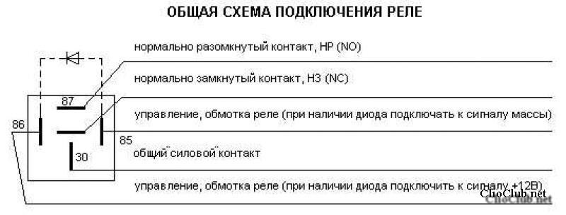 Подключение реле с 5 контактами ДХО аля лексус - Mitsubishi Pajero (2G), 3 л, 1993 года стайлинг DRIVE2