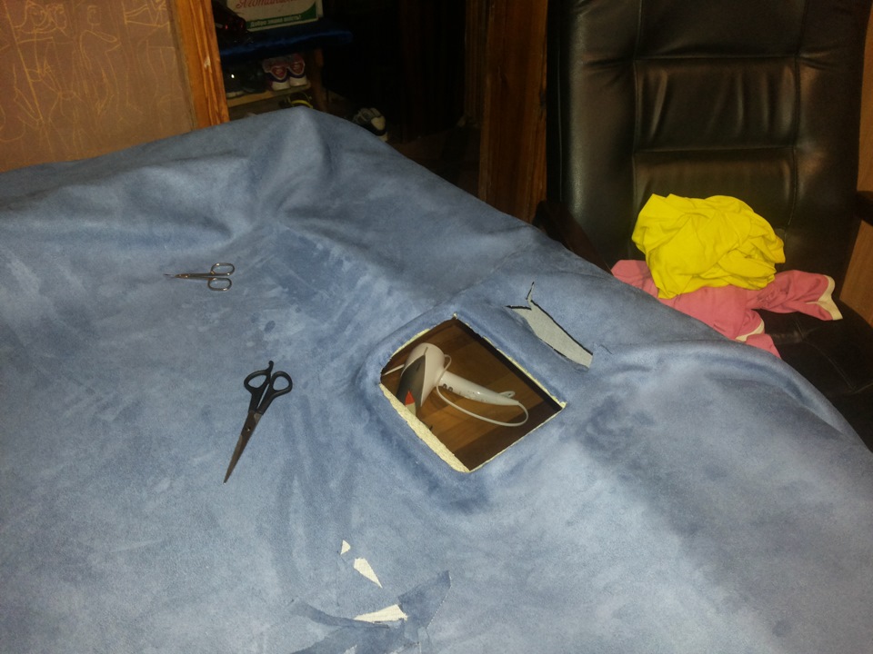 Потолок алькантарой — Skoda Fabia Combi Mk2, 1,4 л., 2008 года ...