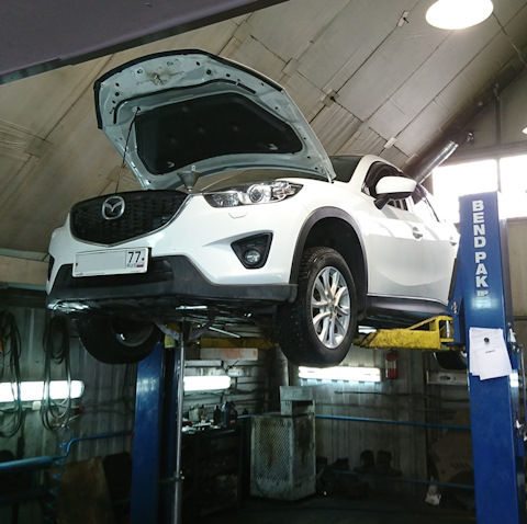 Замена масла в АКПП Mazda 5