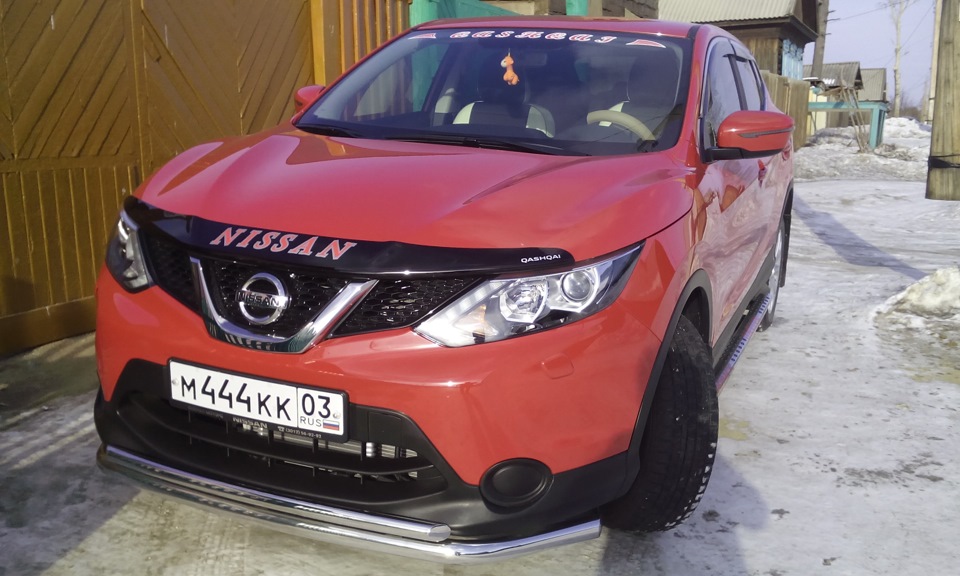 Делаем из ХЕ в SE.(ставим туманки и накладки) — Nissan Qashqai (2G), 2 ...
