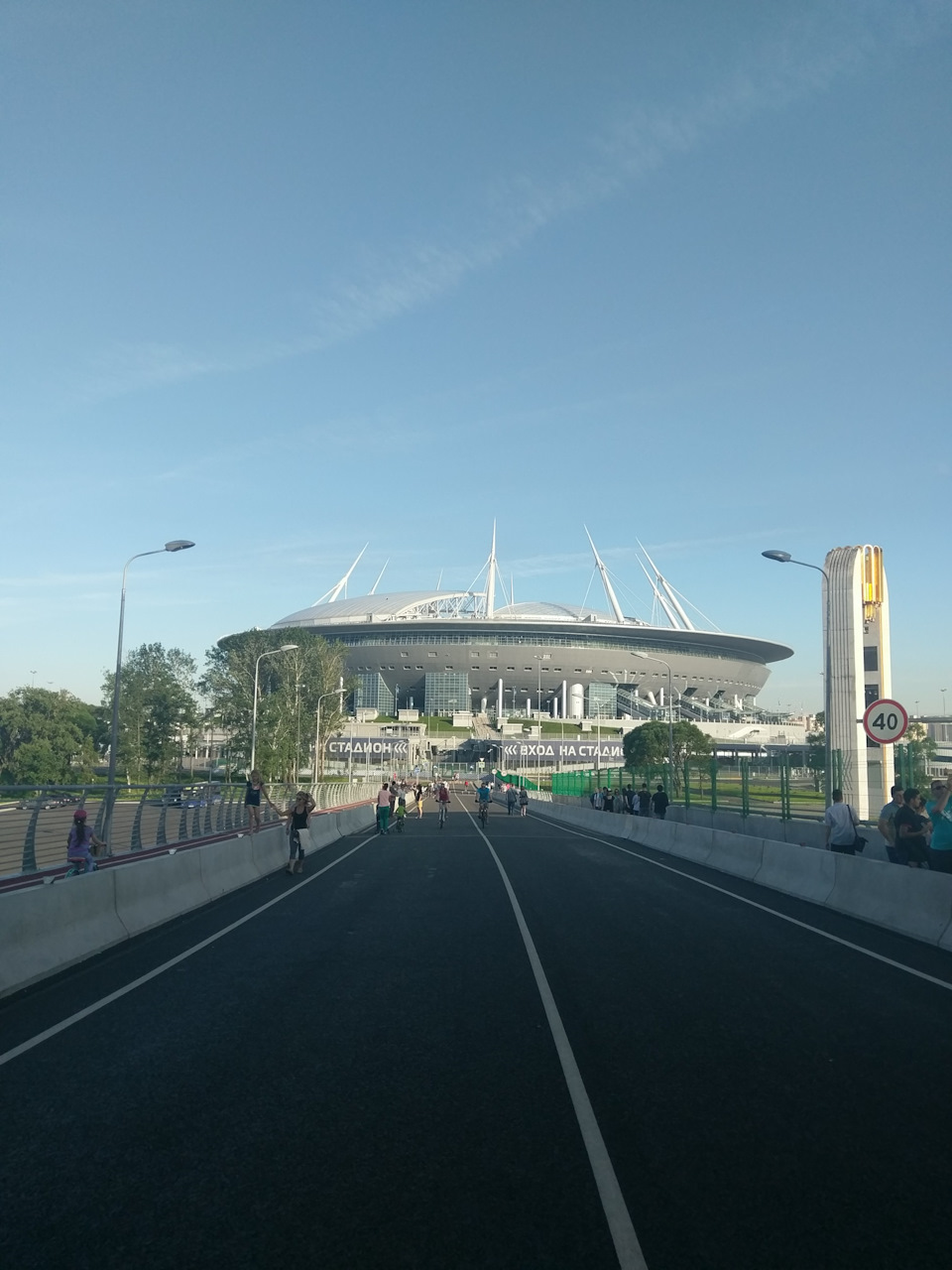 Яхтенный мост, стадион санкт петербург и крестовский остров — Сообщество  «Фотоальбом Драйва» на DRIVE2