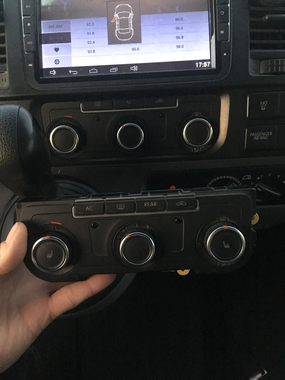 Делаем подогрев передних сидений — Volkswagen Transporter T5, 2 л, 2010 ...