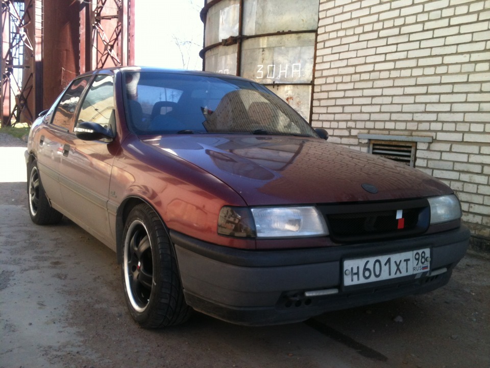 Примерка зеркал. Вариант Первый. — Opel Vectra A, 1,6 л, 1992 года ...
