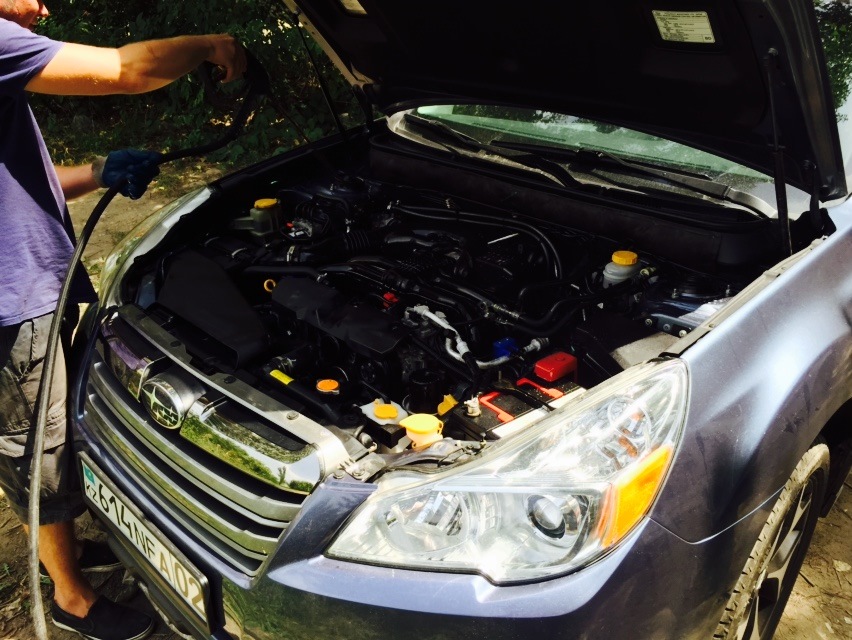 Выездная мойка двигателя (сухим Паром) — Subaru Outback (BR), 2,5 л ...