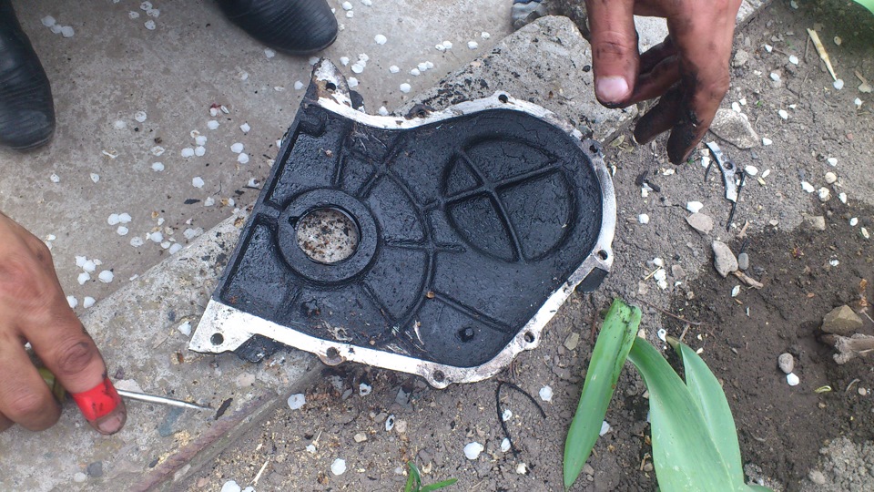 замена сальника коленвала. — Lada 2106, 1,3 л, 1989 года | своими ...