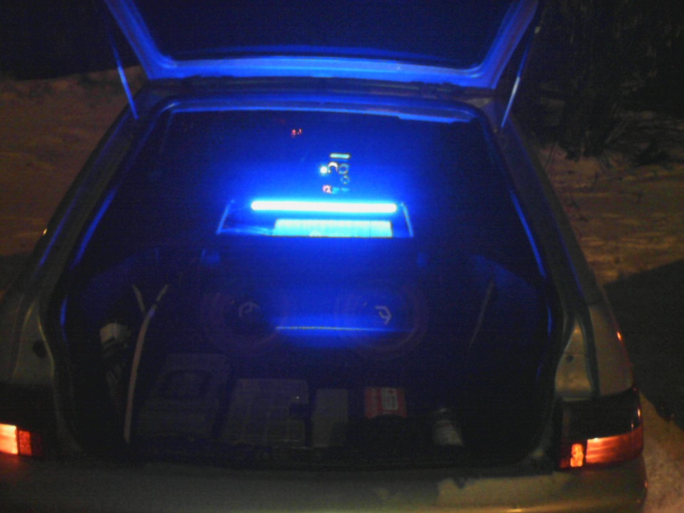 Установка URAL AS-d10.3 х2 в ЗЯ, установка полки — Lada 21124, 1,6 л ...