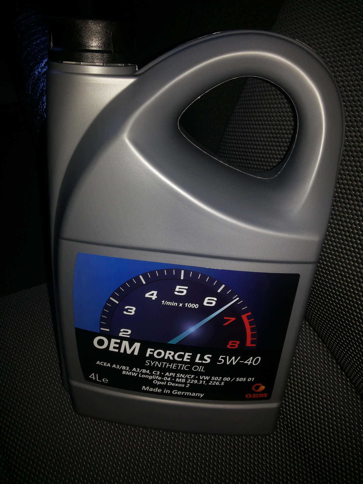 Oem oil. OEM Force 5w40.