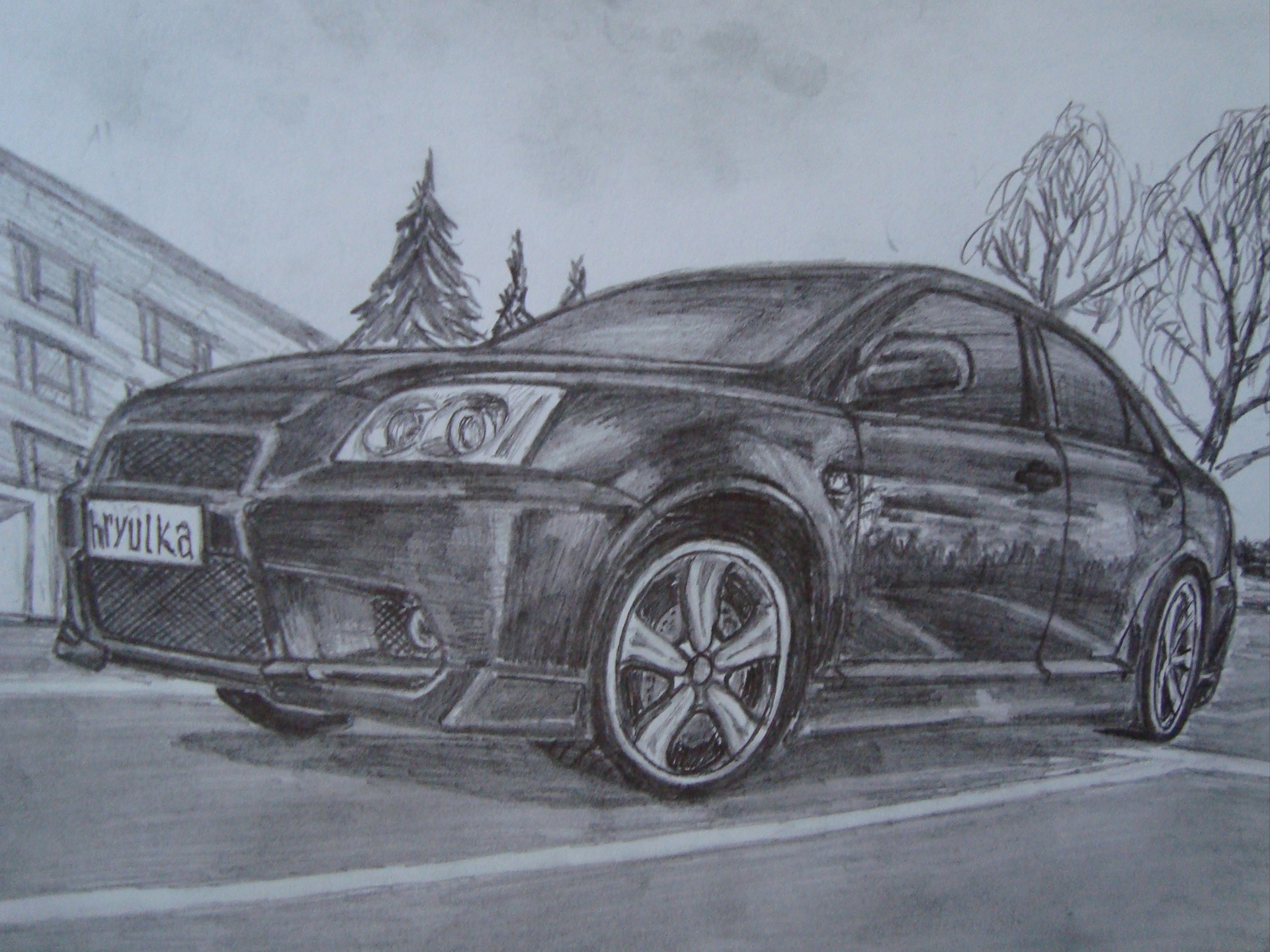Рисунок тойота авенсис