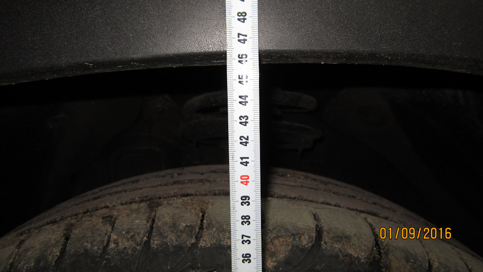 Перёд после установки проставок — KIA Sorento (2G)