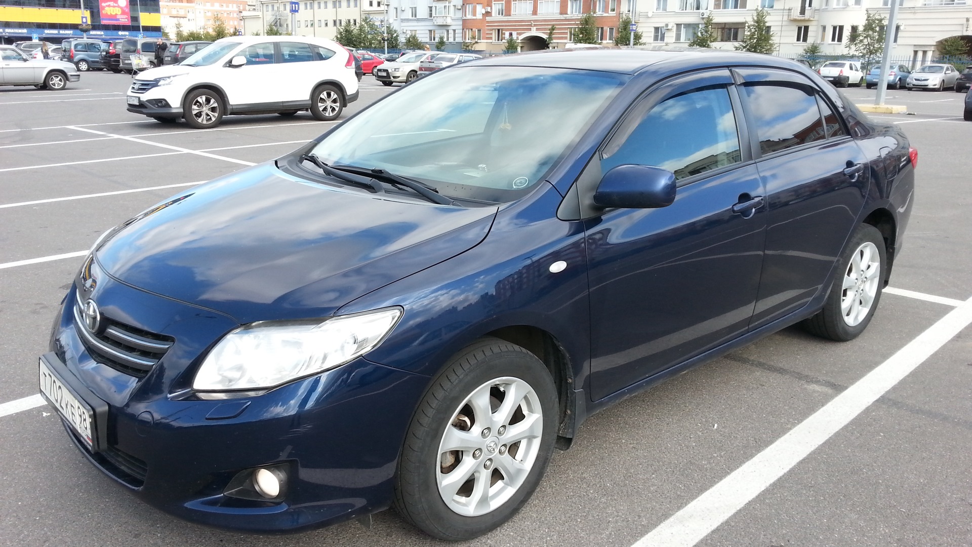 Toyota Corolla (140/150) 1.6 бензиновый 2008 | синий металлик 1.6 ММТ на  DRIVE2