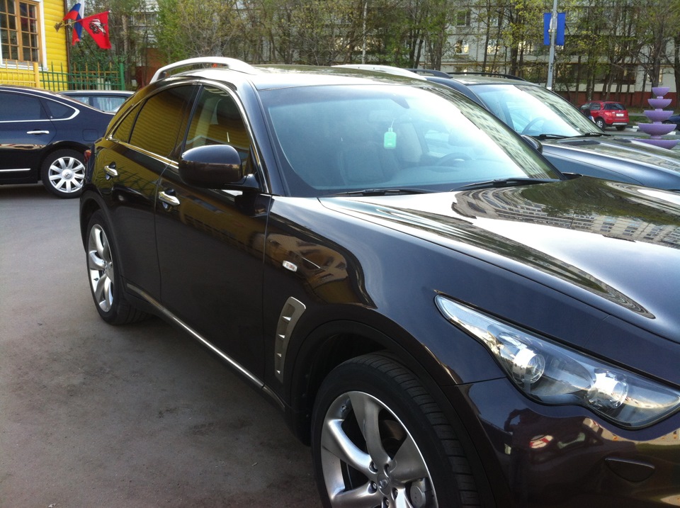 Жидкая полировка вручную, самостоятельно. — Infiniti FX (2G), 3,7 л ...