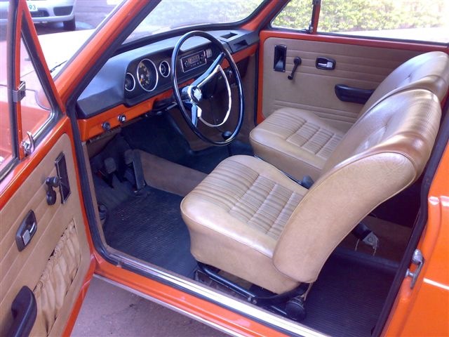 VW Brasilia Interior