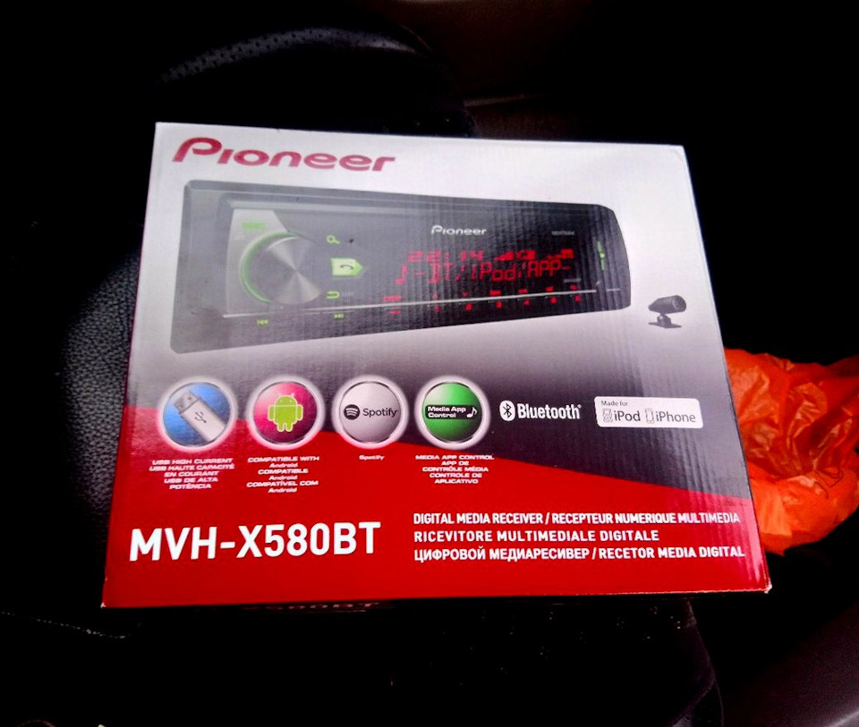 Схема pioneer mvh x580bt