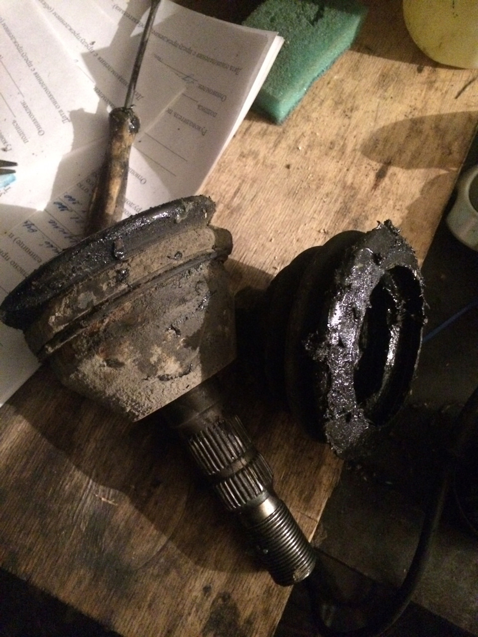 Замена пыльника гранаты на нивовский — Opel Astra H GTC, 1,8 л, 2006 ...