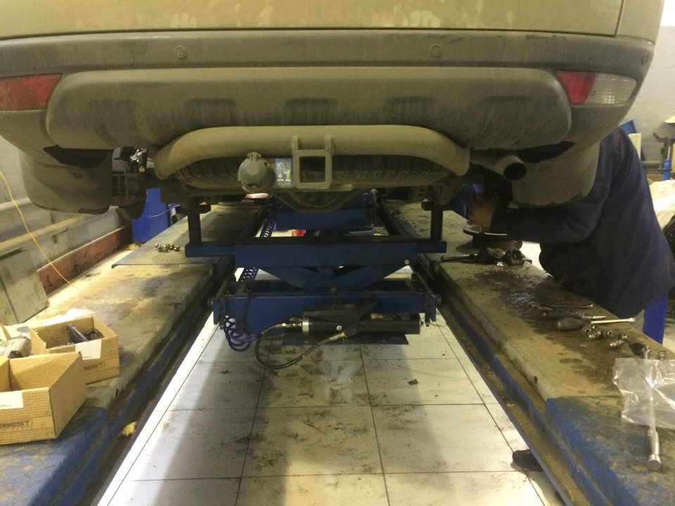 Задние суппорта от П2 на MPS2 — Mitsubishi Pajero Sport (2G), 2,5 л ...