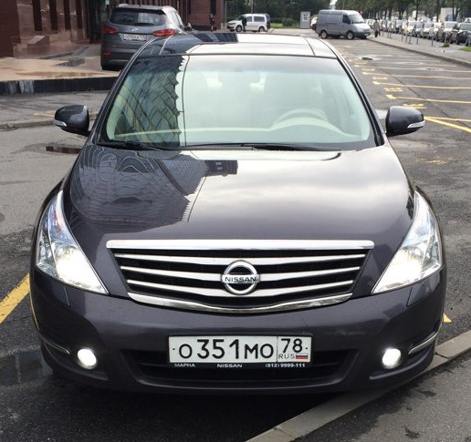 Светодиодные лампы OSRAM в птф. — Nissan Teana (J32), 3,5 л, 2010 года ...