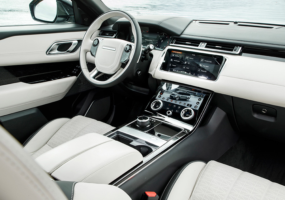Velar range rover салон