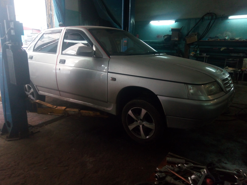 Установка шруса, рулевых, и передних дисков с колодкамм. Проблемы ...