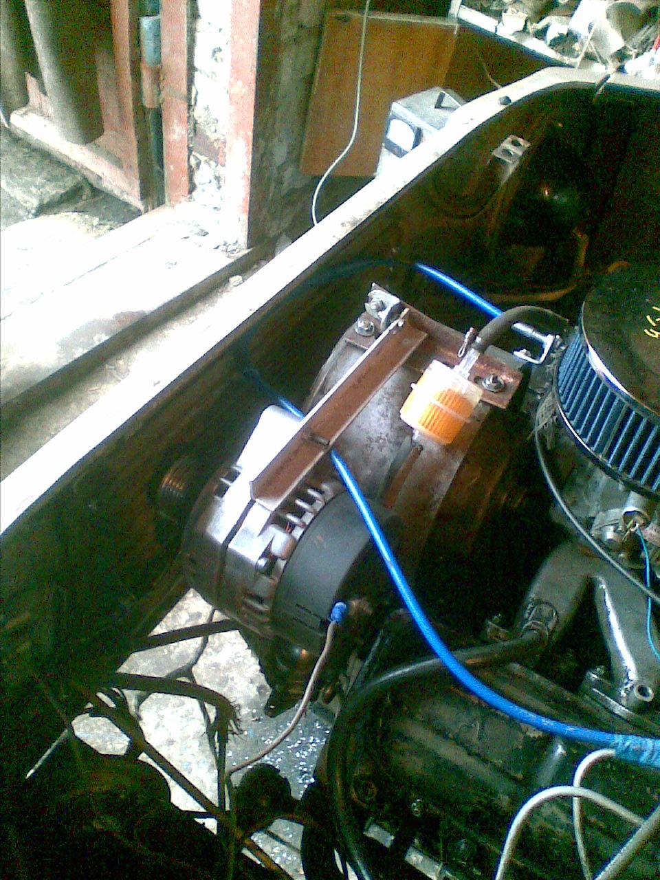 генератор+крепление — ЛуАЗ 969, 1,8 л, 1992 года | запчасти | DRIVE2