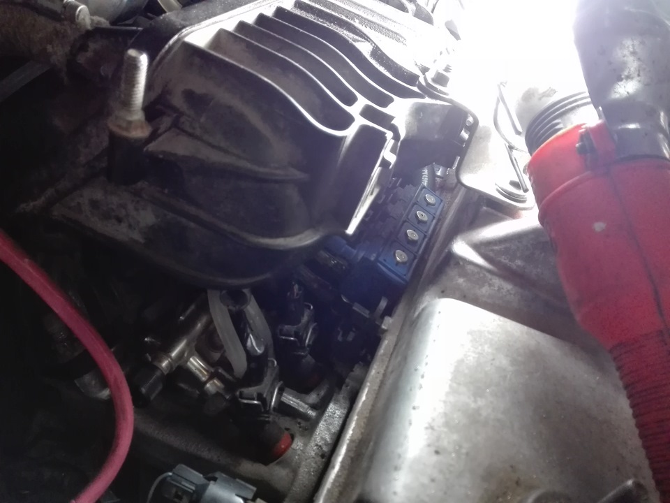 выбрали место под газовые форсунки — Lada Калина Хэтчбек (1G)