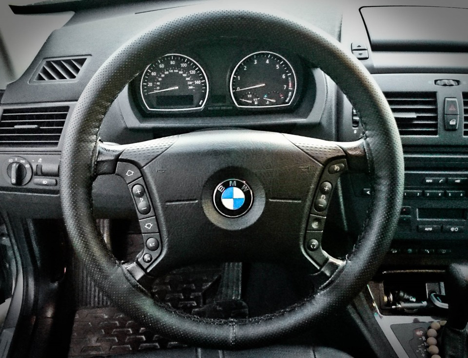 Как снять руль бмв е83 Оплётка на руль - BMW X3 (E83), 3 л, 2005 года стайлинг DRIVE2