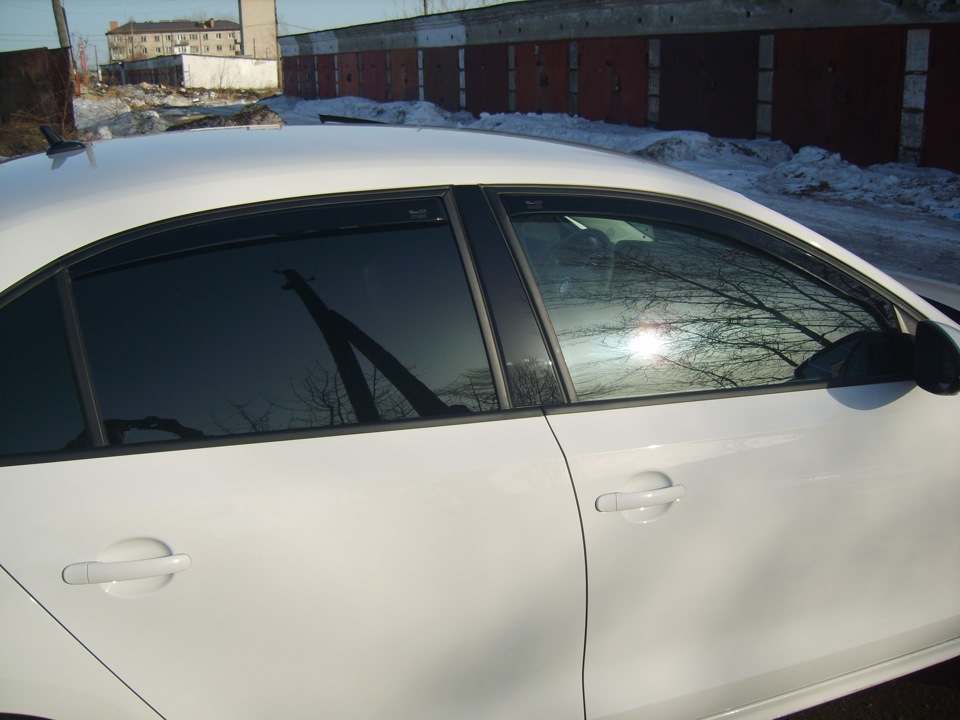 Вставные дефлекторы окон HEKO — Volkswagen Jetta VI, 1,4 л, 2014 года ...