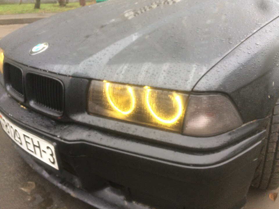 Как подключить ангельские глазки bmw e36