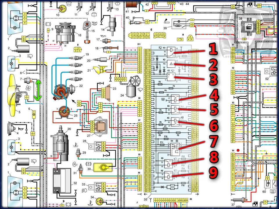 Электропроводка ваз 2114