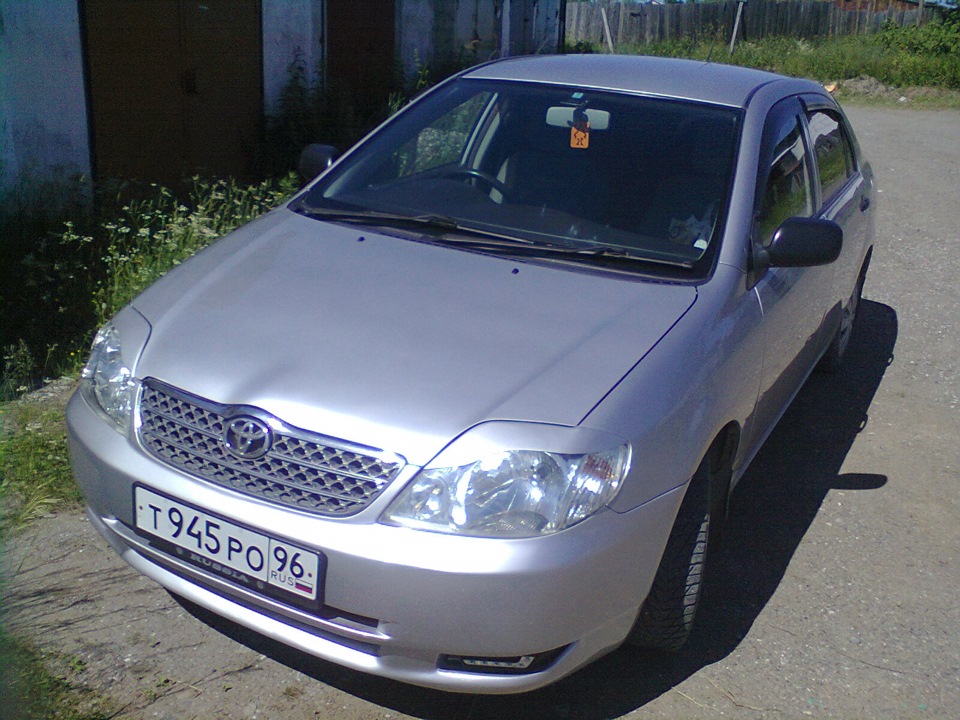 реснички… — Toyota Corolla (120), 1,3 л, 2001 года | тюнинг | DRIVE2