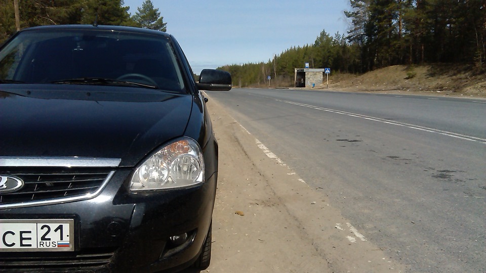 Сколы на капоте, цветут! — Lada Приора седан, 1,6 л, 2012 года ...