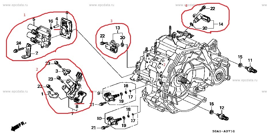 Замена масла в АКПП Honda Accord (Хонда Аккорд)