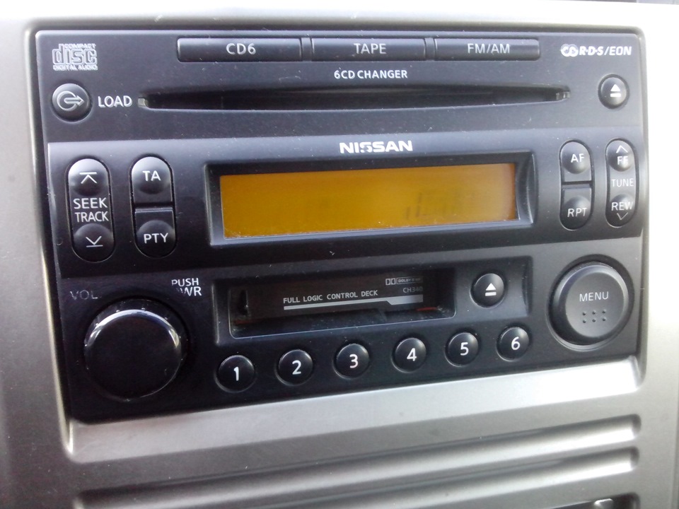 Магнитола Nissan — Nissan X-Trail I (t30), 2,5 л, 2004 года | автозвук ...