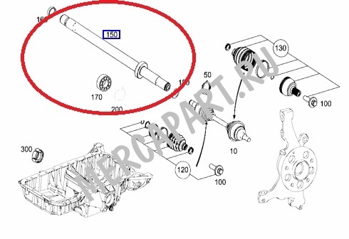 Промежуточный Подшипник Карданного Вала Мерседес W212 Купить