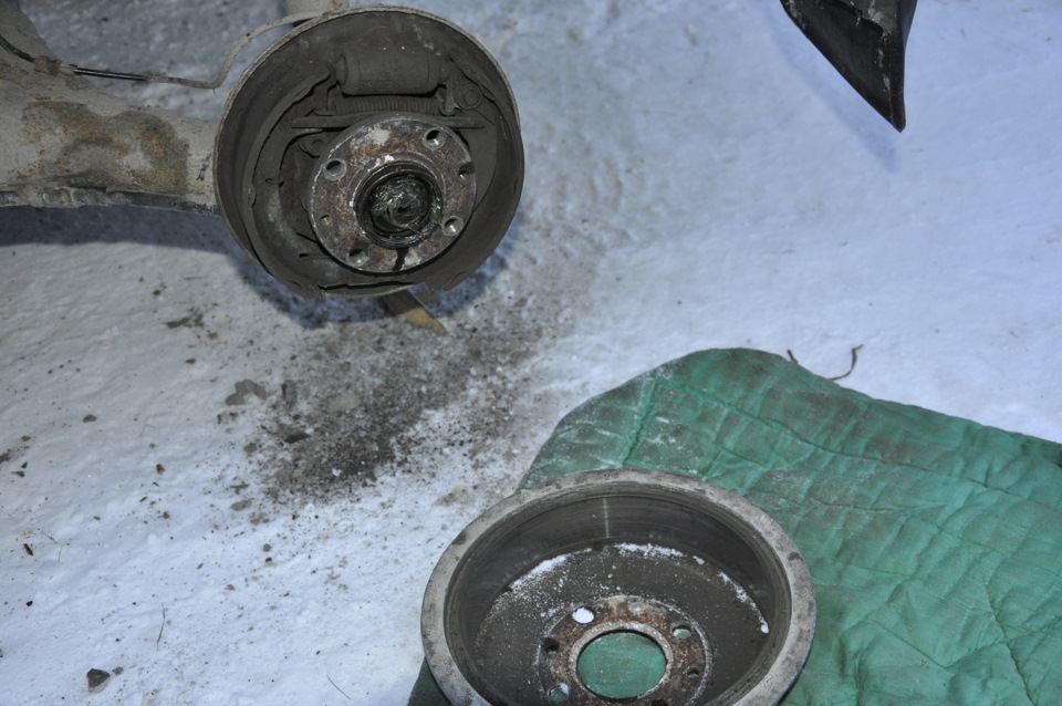 чиним ручник)))) — Lada 112 Coupe, 1,6 л, 2008 года | своими руками ...