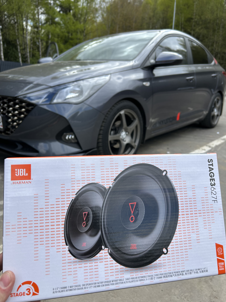 Акустическая система JBL STAGE3 627F — Hyundai Solaris (2G), 1,6 л ...