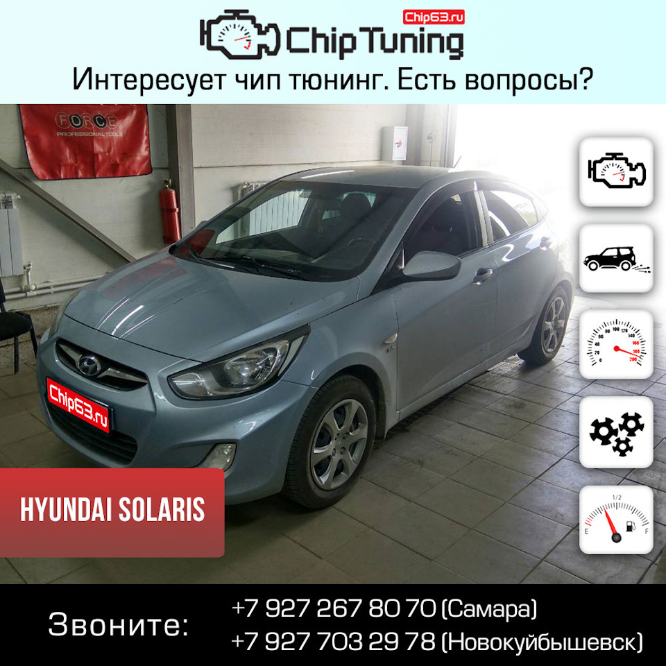 Hyundai Solaris — Chip63.ru на DRIVE2