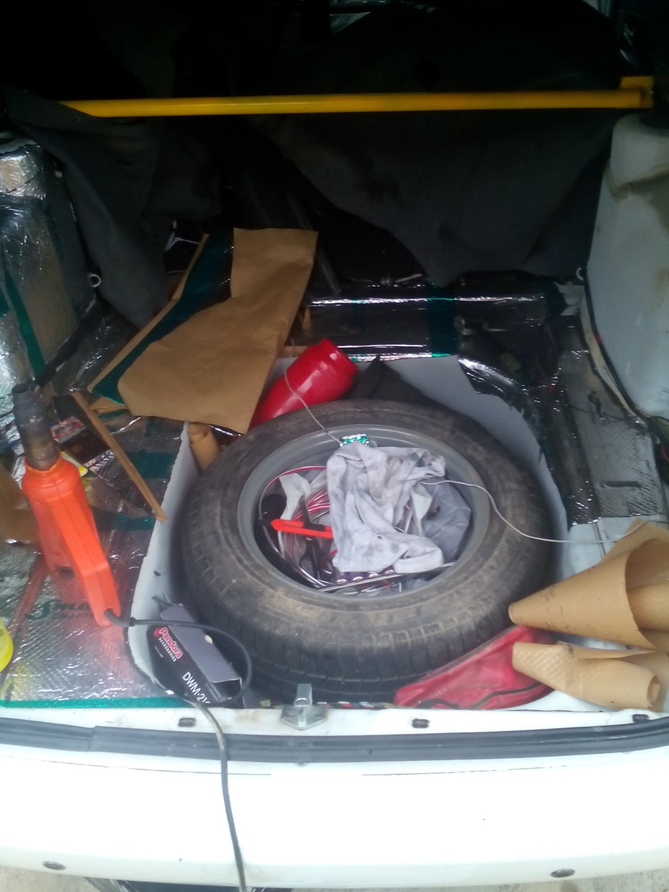 Бесшумка багажника и перетяжка пластика карпетом — LADA Приора ...