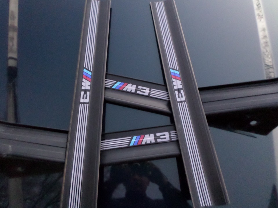 М накладки в дверные проемы — BMW 3 series (E36), 3,2 л, 1998 года ...