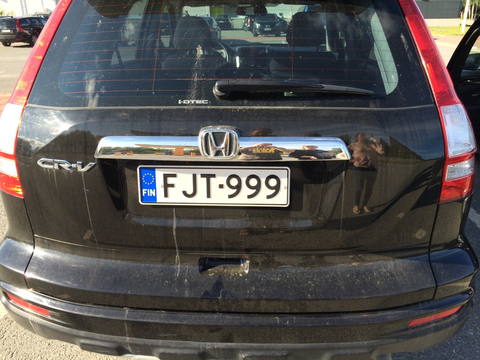 Рамка для номера — BMW 5 series (F10), 2 л, 2014 года | аксессуары | DRIVE2