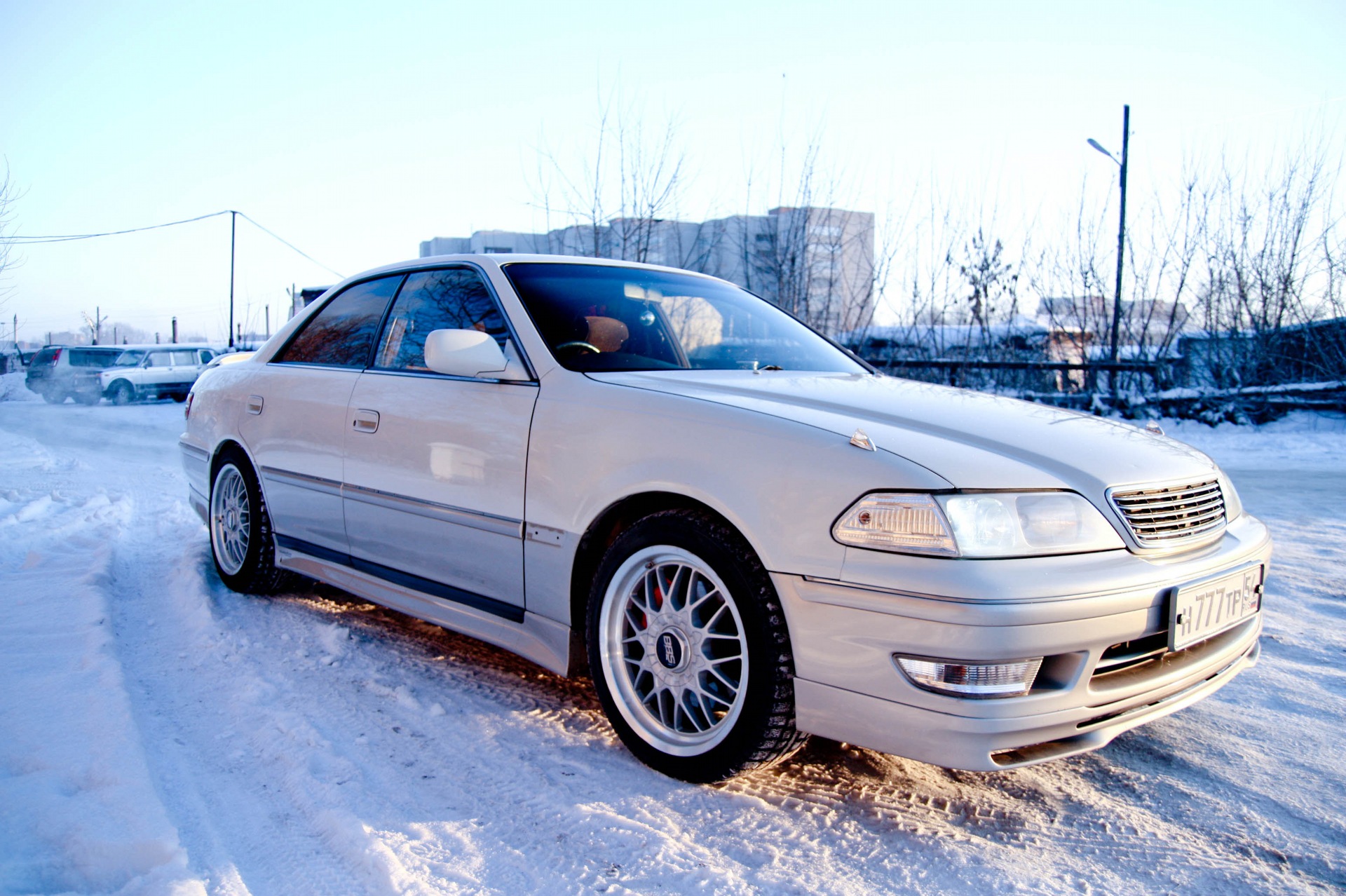 Зимняя тема — Toyota Mark II (100), 2,5 л, 1997 года | колёсные диски |  DRIVE2