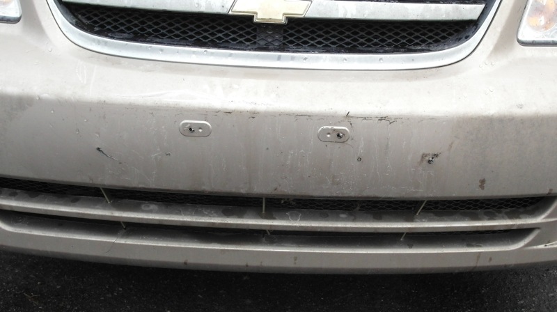 Как снять передний номер Минус передний номер - Chevrolet Lacetti Sedan, 1,6 л, 2006 года ДТП DRIVE2