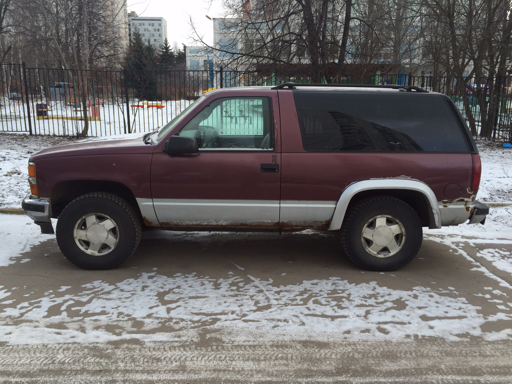 История покупки. Фото до начала восстановления. — Chevrolet Tahoe (GMT400),  5,7 л, 1995 года | просто так | DRIVE2