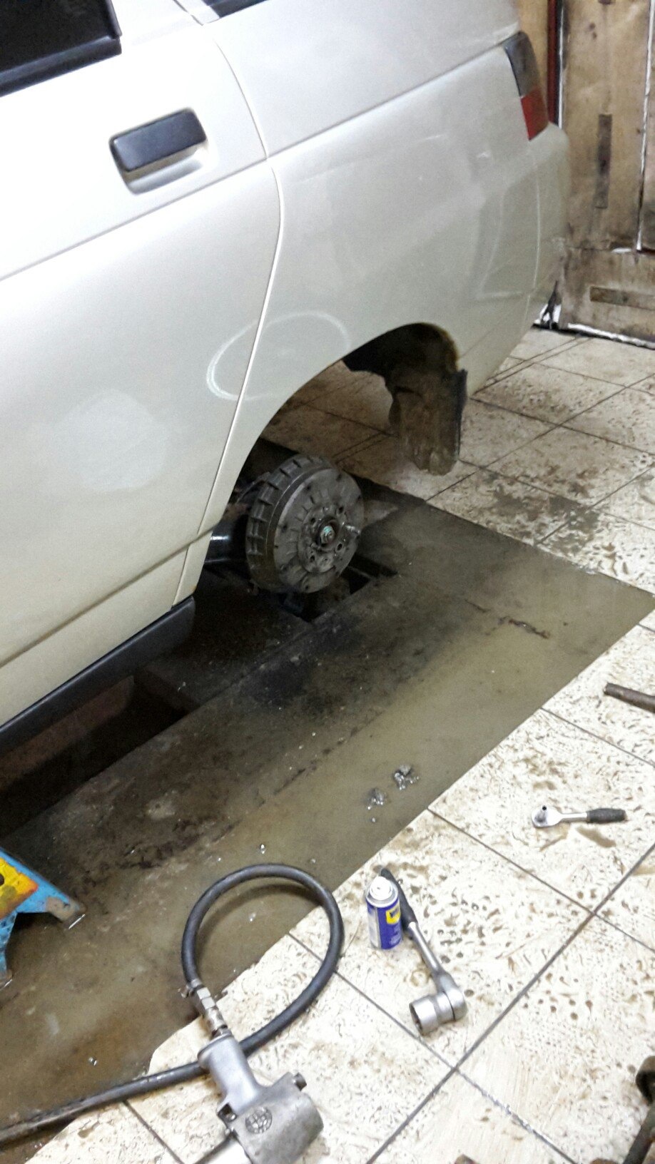 Ни дня без приключений… Тормоза и ступицы. — Lada 21124, 1,6 л, 2006 ...