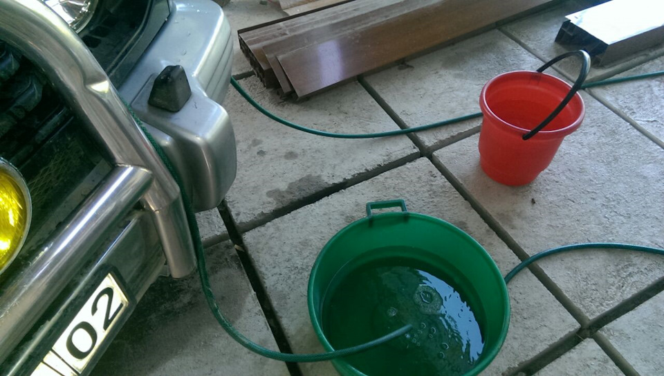 Промывка системы охлаждения \"Домашним\" аппаратом))) — Mitsubishi Pajero ...