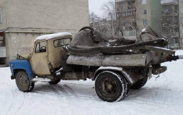 Как выглядит машина говновоза Упс. автоприколы). Часть 4 - грузовики - Сообщество "Позитивов ☺ зы" на DRIVE2