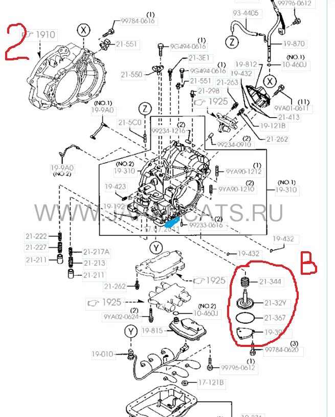 Запчасти на фото: 997960612, 9G4940616, 9YA020624, 997840620. Фото в бортжурнале Mazda 6 (1G)