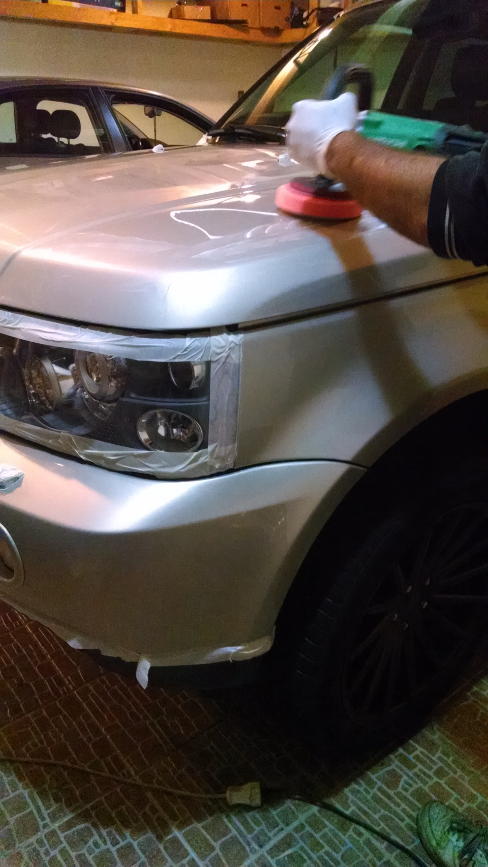 Полировка кузова пастами 3м. Нанесение жидкого стекла willson. — Land Rover  Range Rover Sport (1G), 4,2 л, 2006 года | своими руками | DRIVE2