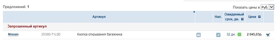 Запчасти на фото: 2538071L00. Фото в бортжурнале Nissan Almera Classic (B10)