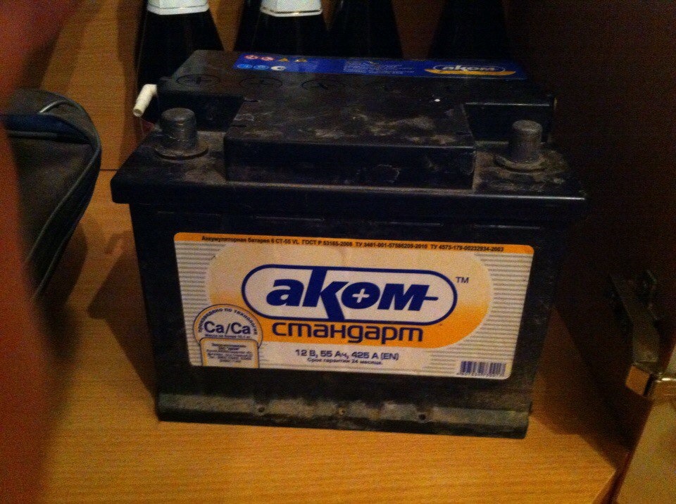 # 24) Замена аккумулятора — Lada Калина хэтчбек, 1,6 л, 2011 года ...