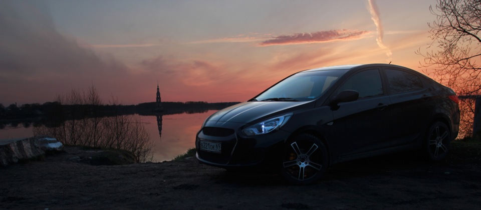 Hyundai Solaris 2 на природе